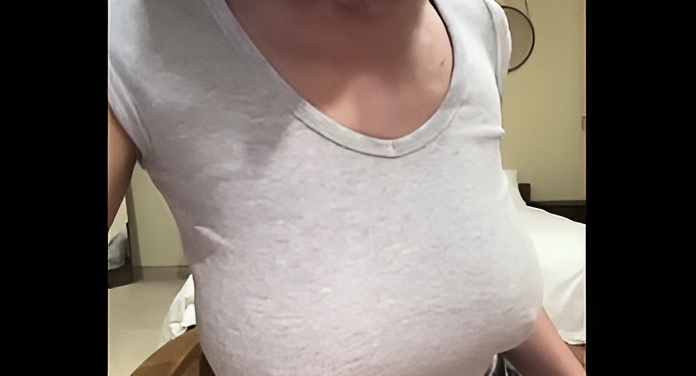 Beautiful stepmom with big tits seduces me