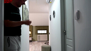 Russian teen stepsister caught by stepbrother trying to get off