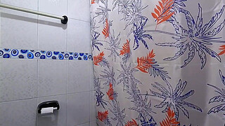 Caught My Step-Cousin Showering And She Begged For My Cum (POV)