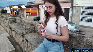 SHANAXNOW SMOKING FETISH BIG ASS WALKING IN TIGHT JEANS V