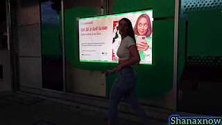 SHANAXNOW SMOKING FETISH BIG ASS WALKING IN TIGHT JEANS V