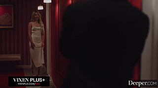 Deeper. Sexy Blonde Influencer Britt Blair Has Anal One-Night Stand With A Fan