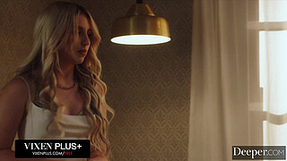 Deeper. Sexy Blonde Influencer Britt Blair Has Anal One-Night Stand With A Fan