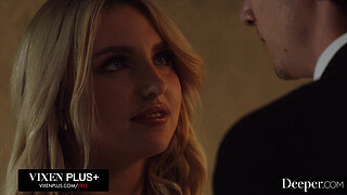 Deeper. Sexy Blonde Influencer Britt Blair Has Anal One-Night Stand With A Fan