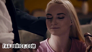 Blonde Stepdaughter Dped By Pervy Teacher And Her Stepdad