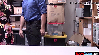 Busty blonde suspect fucked her way out of trouble