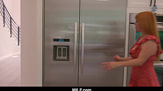 MILF - Giving My Redhead Stepmom The Creampie She Deserves