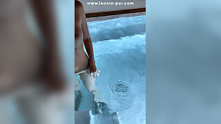 Creampie fuck at spa