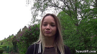 German Scout - Skinny Tattoo Teen Monika Seduce to Fuck Hard