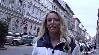 GERMAN SCOUT - BIG TITS FITNESS ABS MILF ISABELLE FUCK AT PICKUP CASTING