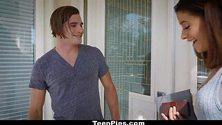 TeenPies - Teen GF Izzy Bell Creampied after First time