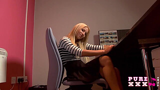 PURE XXX FILMS Banging the stunning busty secretary