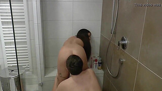 Straight chubby guy fucks busty chick