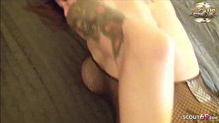 Real German Hooker No Condom Anal with Creampie in Ass