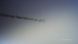 Perky boobs showered with cum