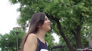GERMAN SCOUT - CUTE TEEN ANYA SEDUCE TO FUCK AT STREET CASTING
