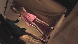 Skinny busty BDSM pornstar Silvie Delux nude, oiled, punished, bondage, whipped