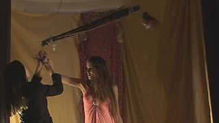 Skinny busty BDSM pornstar Silvie Delux nude, oiled, punished, bondage, whipped