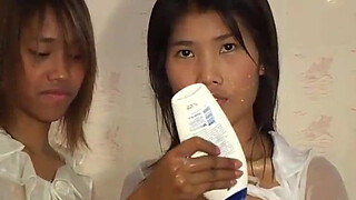 Zoe 18 & Pi 20 shower & suck together