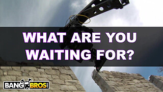 BANGBROS - Ella Knox Users Her Natural Big Tits To Seduce Mike Mancini