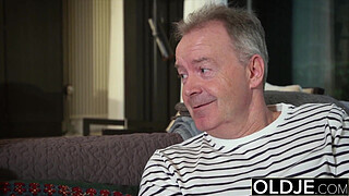 Busty first time serving a daddy her big tits