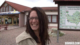 Busty german hooker gets fucked for money