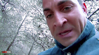 Bigtited gipsy whore fucked in the ass in the woods