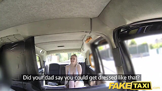 Fake Taxi Cabby tries his beginners luck on hot blonde with big tits