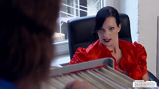 BUMS BUERO - Busty German secretary banged by her colleague in hot office sex