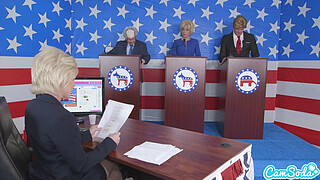 donald trump and hillary clinton fucking bernie sanders and megan kelly in presi