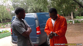 Cuckold Watches Anal Slut Britney Amber Gets DP'd