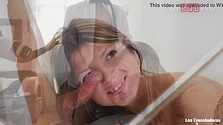 VIP SEX VAULT - Cute Russian Teen Gets Cum In Mouth In Hot FFM Sex With Swinger Couple (Gina Gerson & Sicilia)