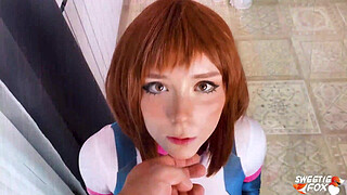 Ochako Uraraka Sweetly Hard Fuck After Entering Hero Academy