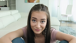 FamilyStrokes - Stepdaughter (Gia Paige) with Big Ass Seduces & Fucks StepDad