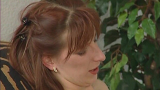 German casting couch - two guys fail to finish fucking the horny redhead