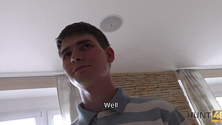 HUNT4K. Cuckold is ready to watch how his chick is having dirty fun