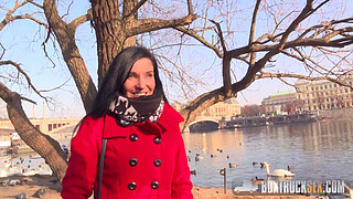 Hot Lucia Denvile face-fucked by the masseur