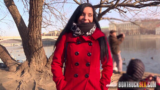 Hot Lucia Denvile face-fucked by the masseur