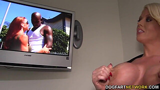 Alura Jenson takes anonymous black cock at Gloryhole