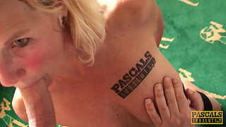 British sub milf bouncing ontop maledoms cock