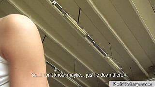 Hungarian amateur fucking POV in public