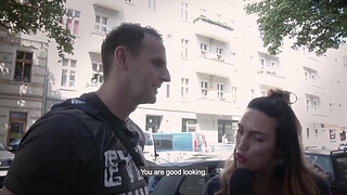 HITZEFREI Cute blonde finds random guy on street