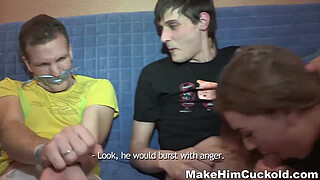 Make Him Cuckold - Dumb teen-porn punished Tonya Nats in a kinky way