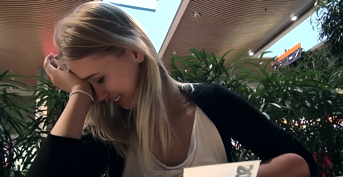 Super beautiful blonde hottie gets paid for public nudity and sex