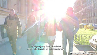 Young Sex Parties - New gangbang couch Leza Balezi Mary Dee party teen porn