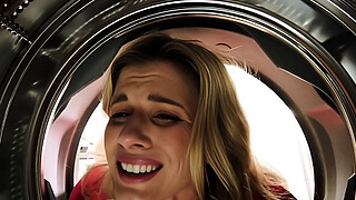Fucking My Stuck Step Mom in the Ass while she is Stuck in the Dryer - Cory Chase