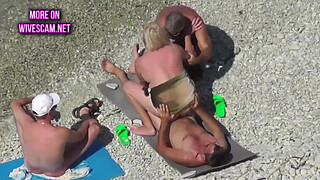 Beach mature swingers