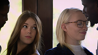 BLACKED Redhead Kimberly Brix First Interracial Threesome