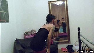 German Monster Tit MILF Seduce to Fuck after Massage