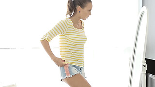 RubATeen Horny Russian cutie sucks and fucks masseur